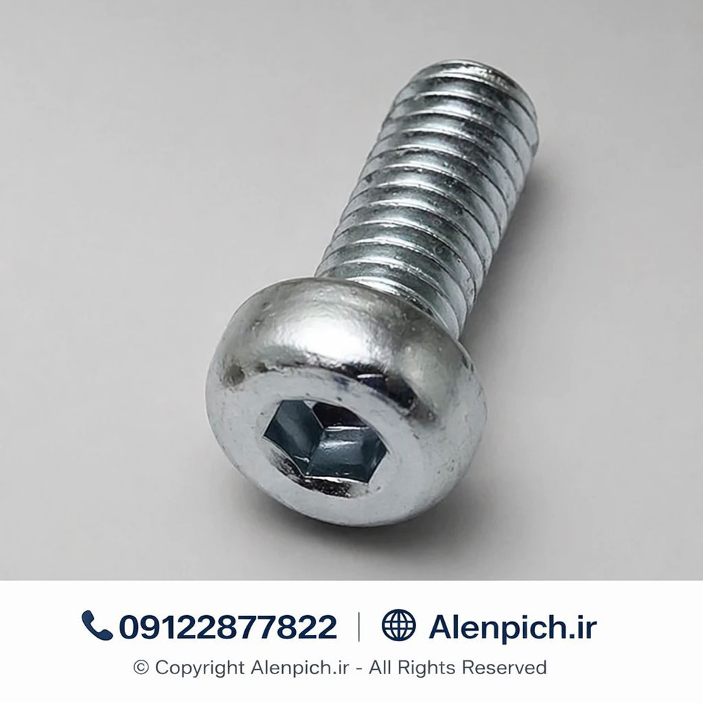 پیچ آلن گل کوتاه M6*15