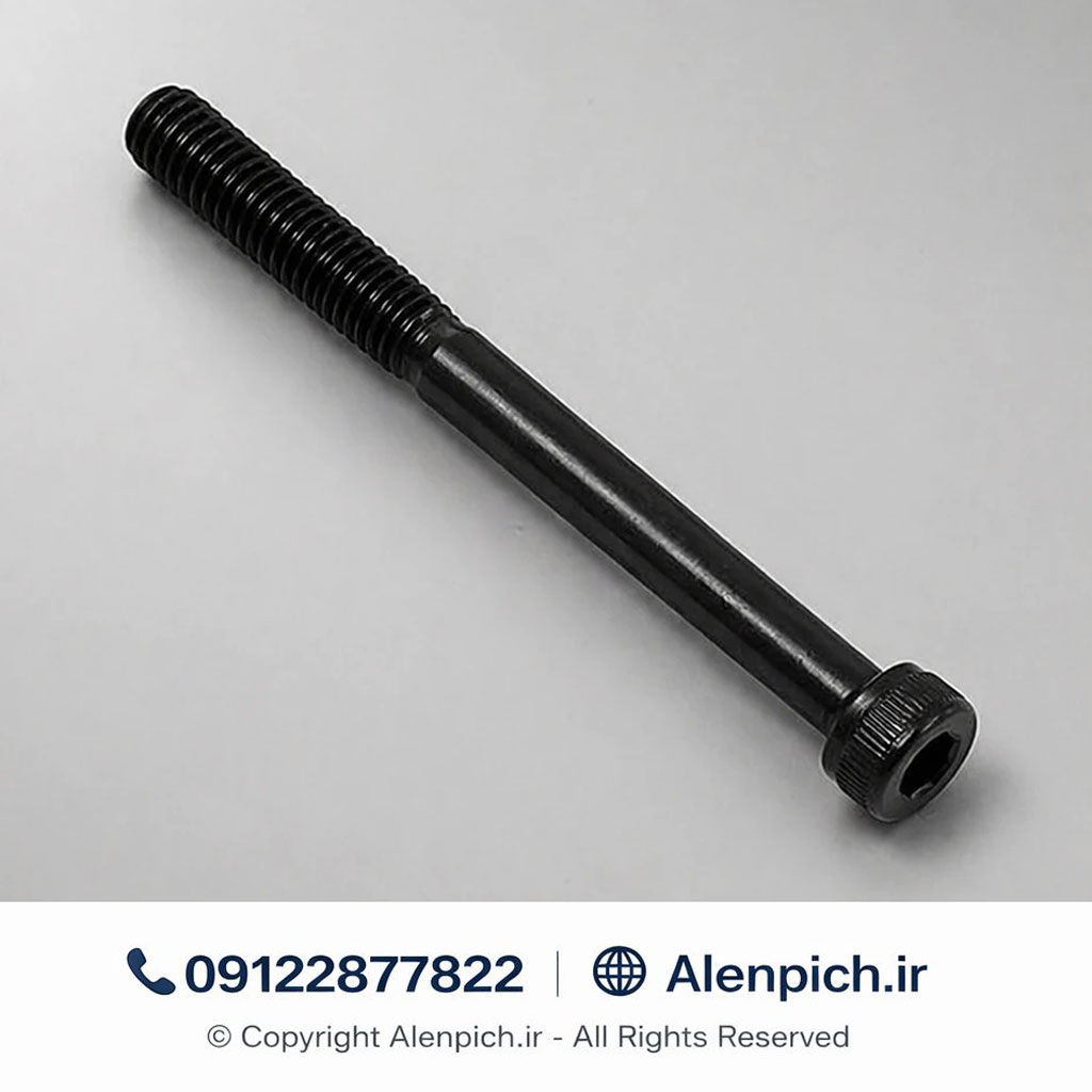 پیچ آلن باسر نیم رزوه M4*50