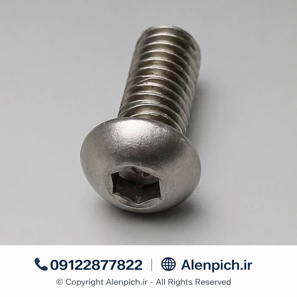 پیچ آلن باسر استیل M8*15