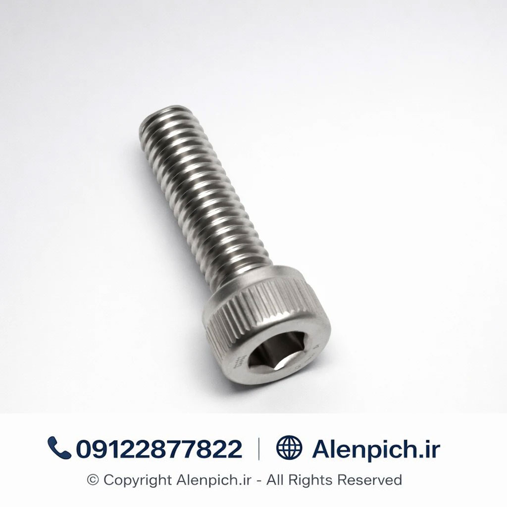 پیچ آلن باسر استیل M8*50