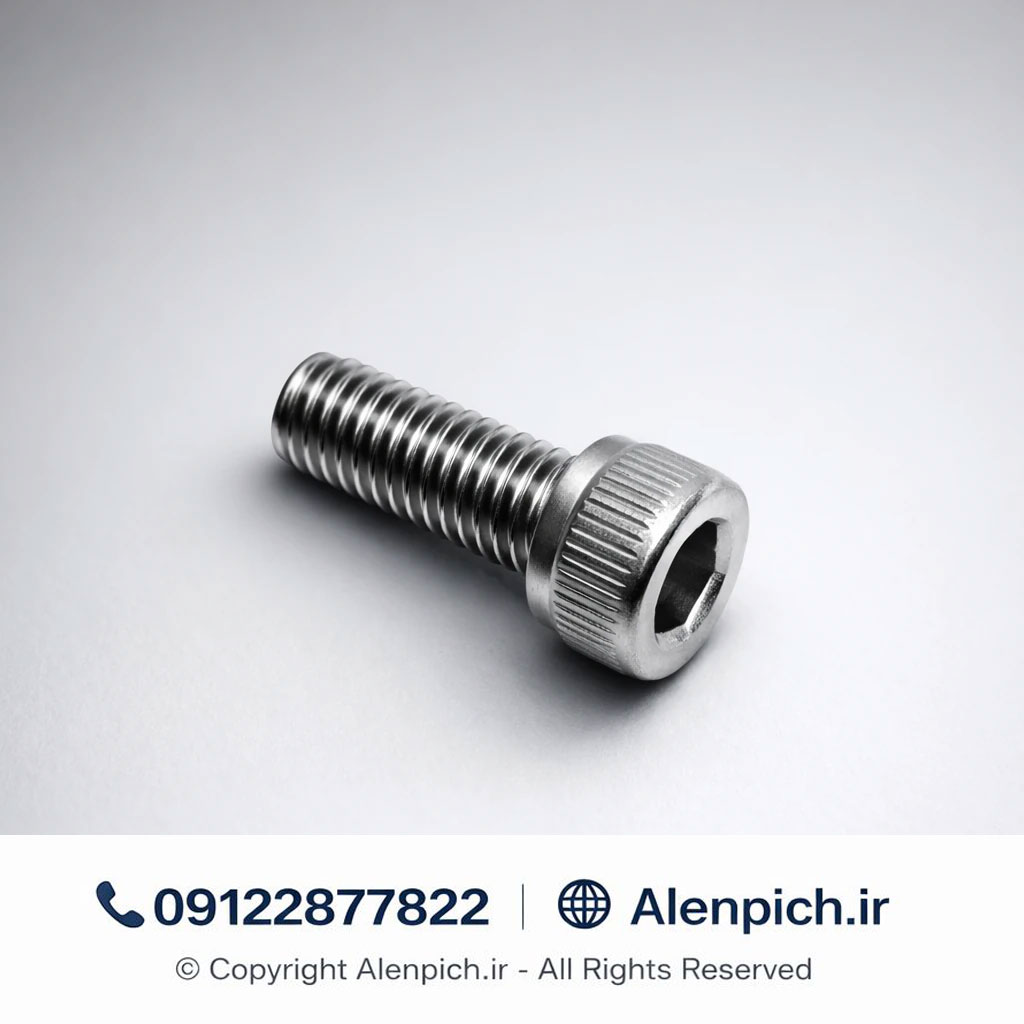 پیچ آلن باسر استیل M6*20
