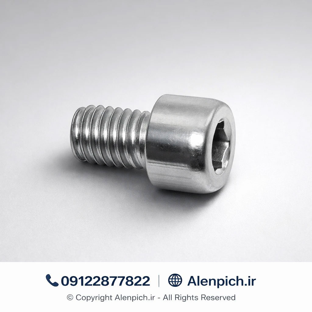 بررسی پیچ آلن باسر تمام رزوه و گل کوتاه