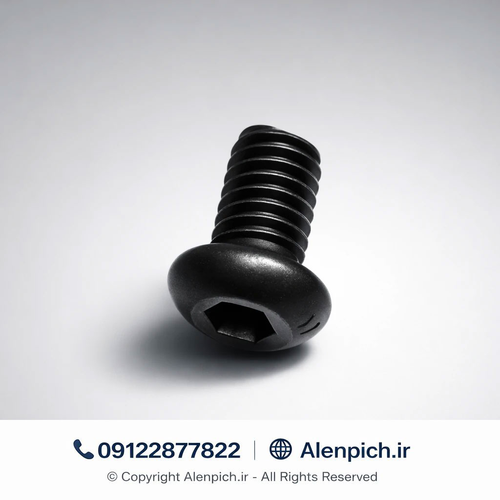 پیچ آلن کله قارچی M10*10