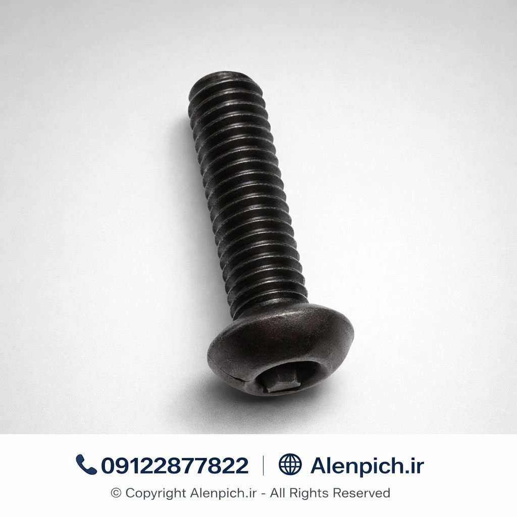 پیچ آلن کله قارچی M6×30