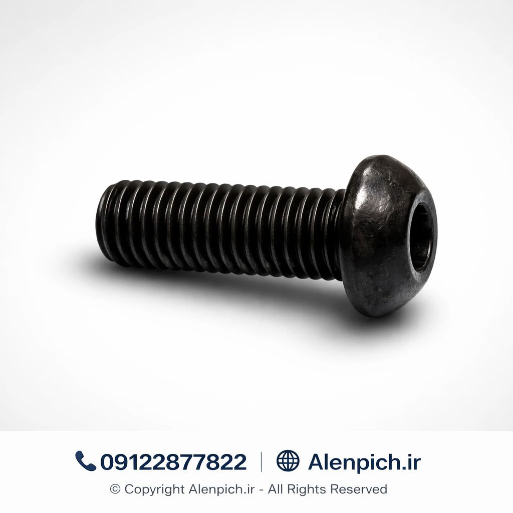 پیچ آلن کله قارچی M8×20